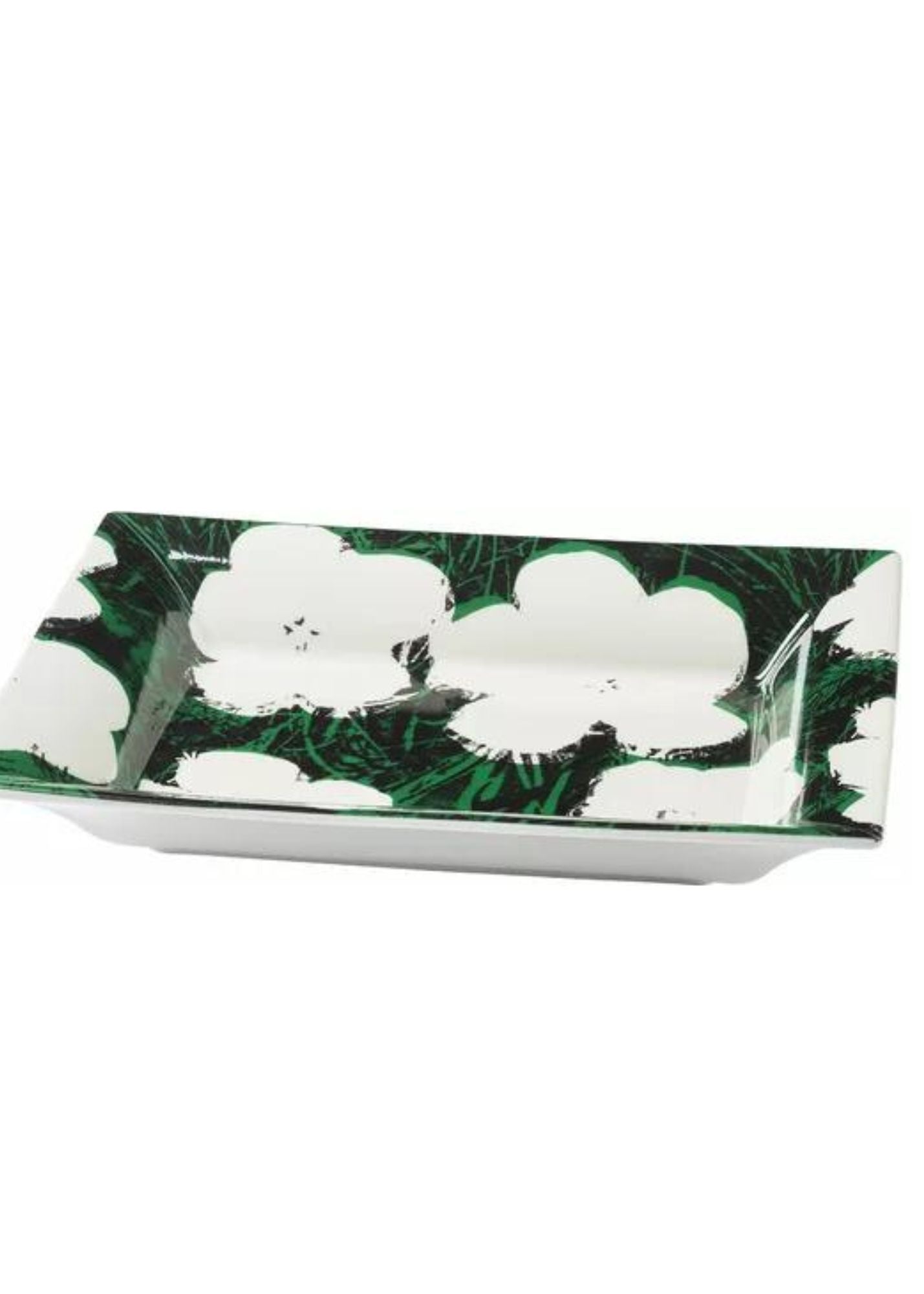 Andy Warhol tray White Flowers