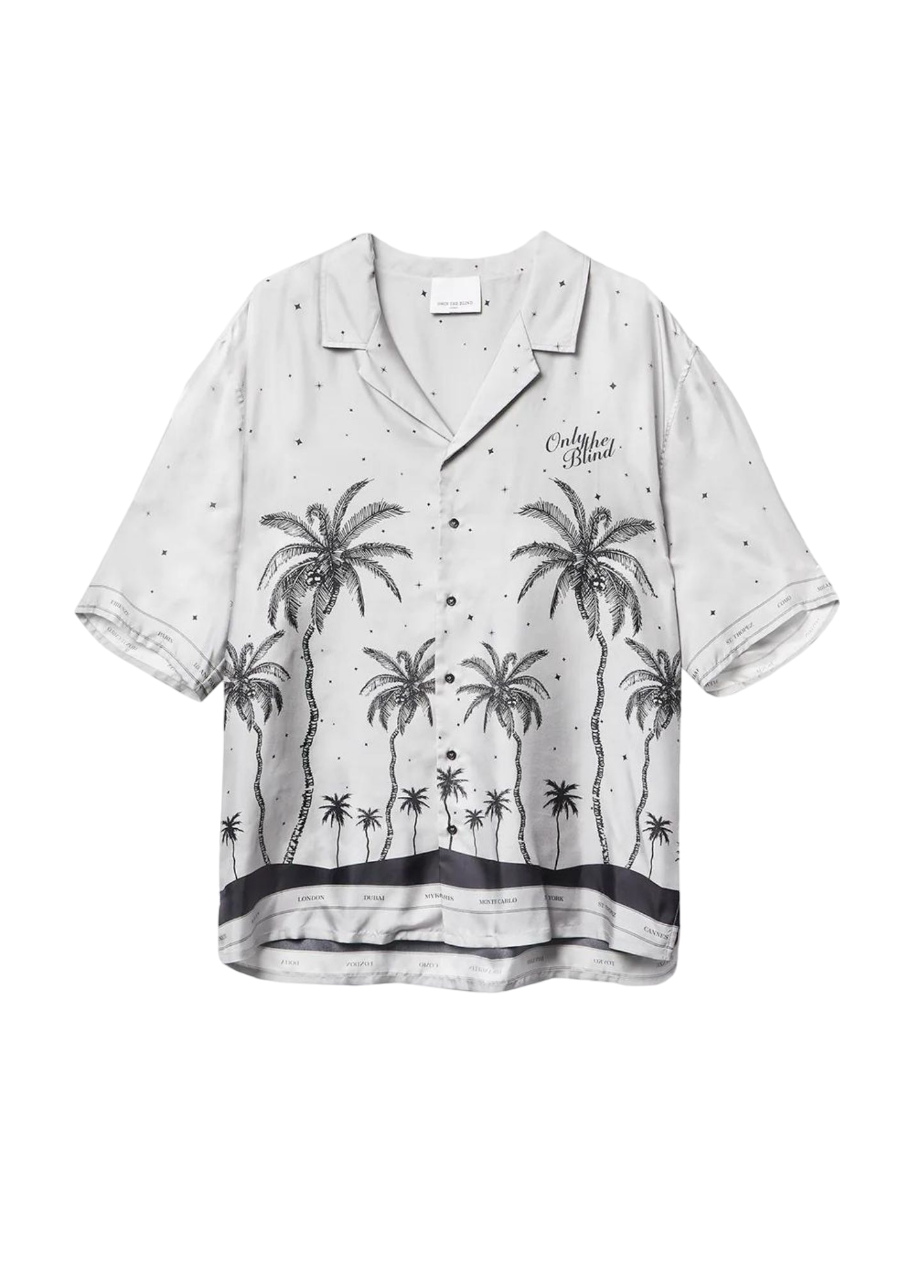 Desert Cloud Silk Shirt-Grey