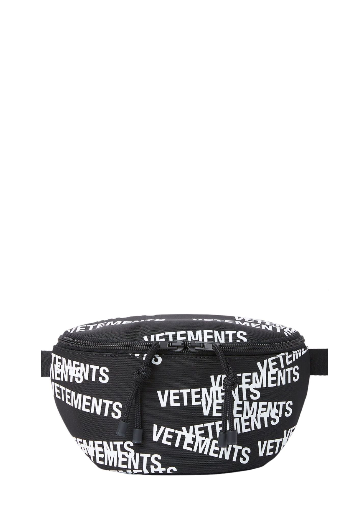 Stamped Logo Belt Bag-Black