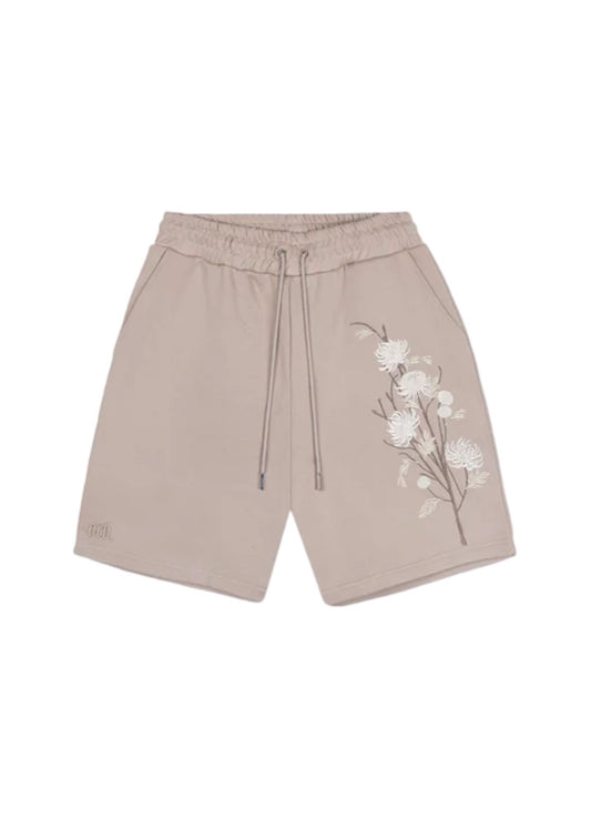Ogiku Floral Short-Taupe