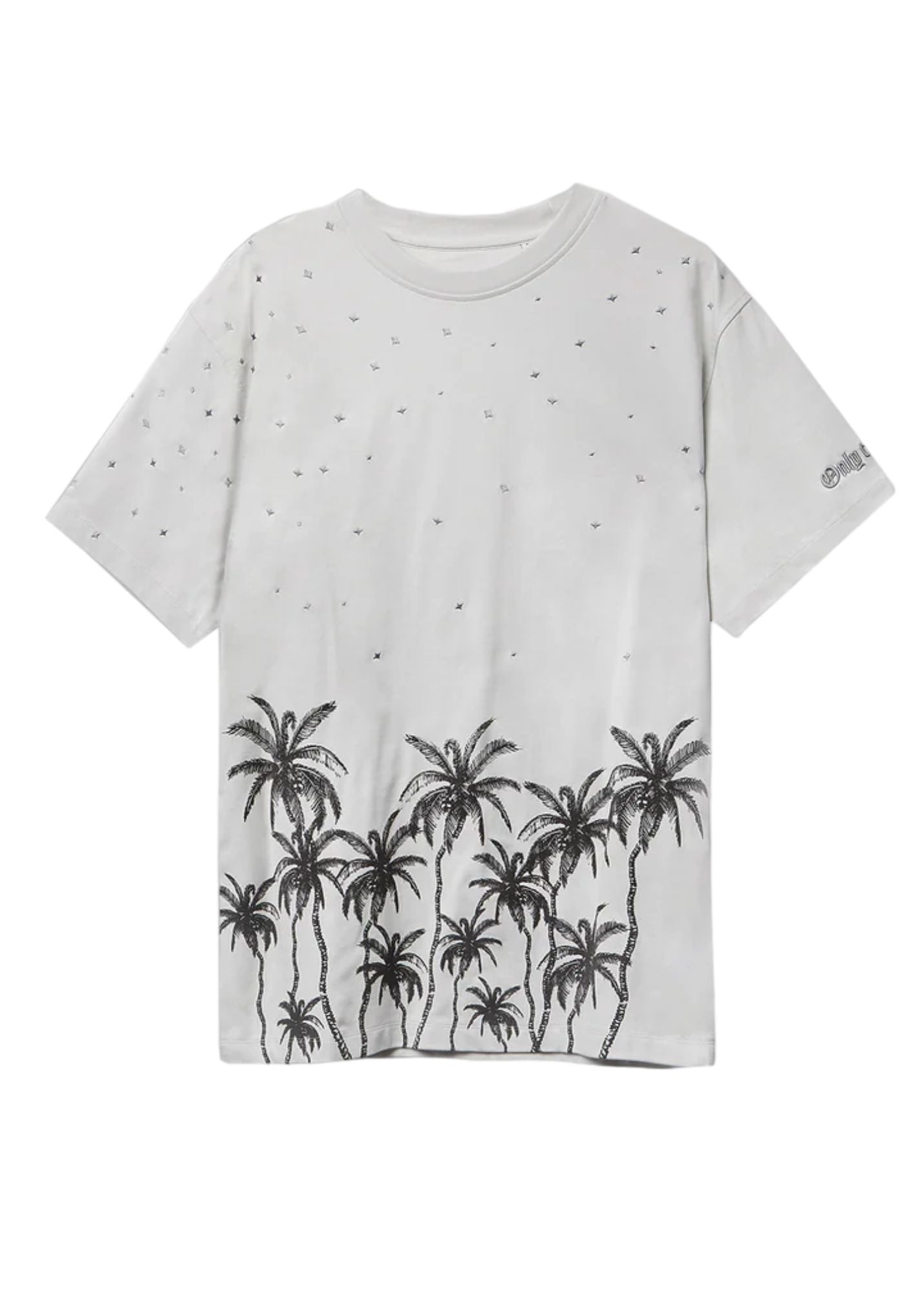 Starry Night T-Shirt-Light Grey