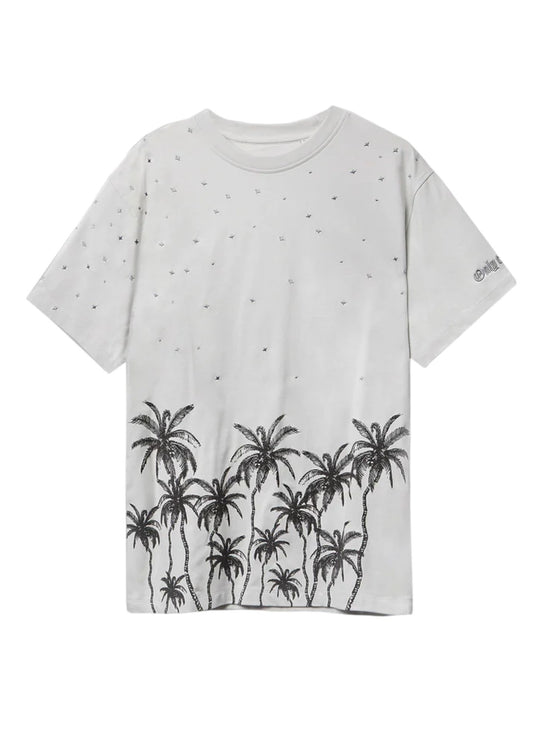 Starry Night T-Shirt-Light Grey