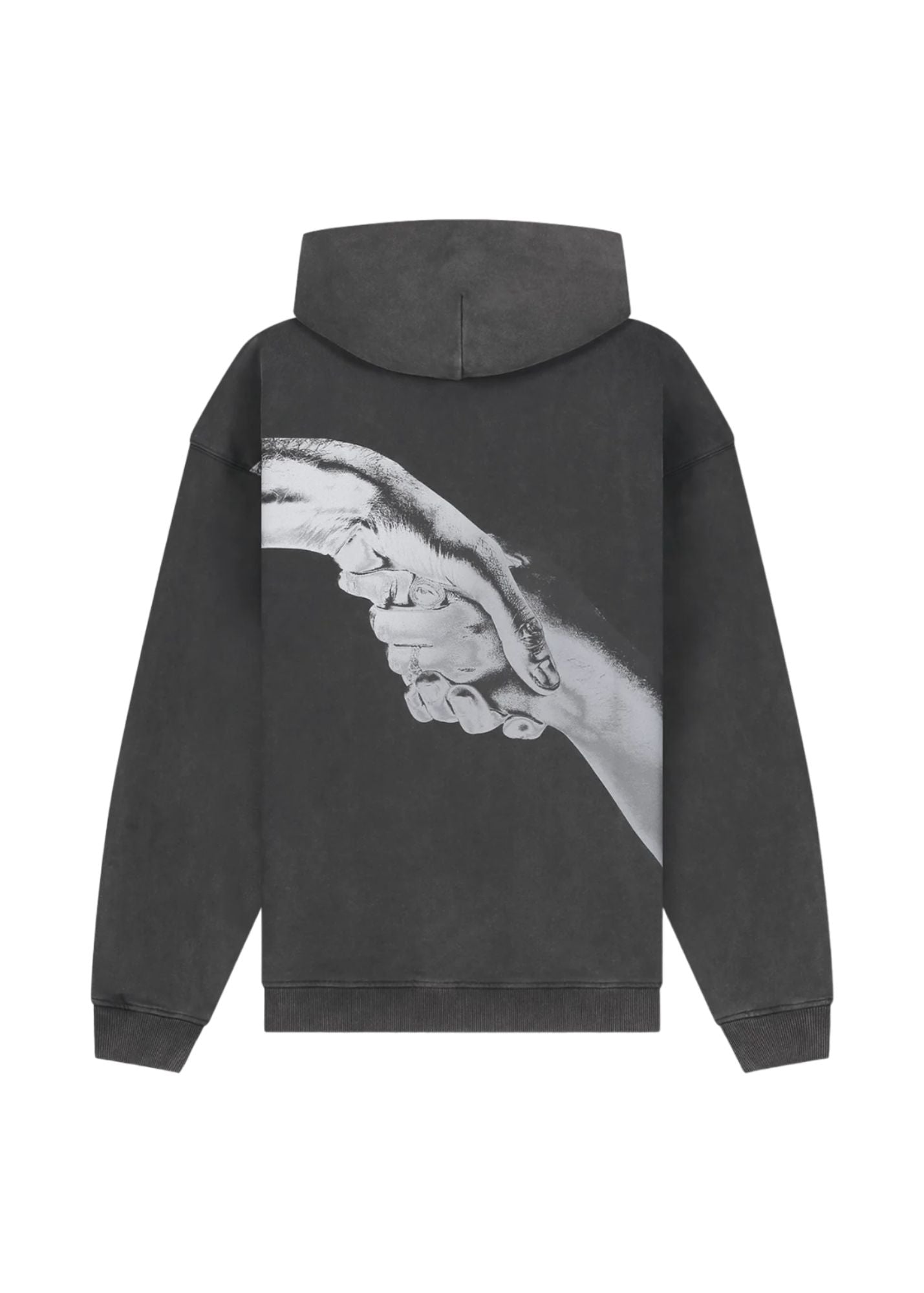 Handshake Vintage Hoodie-Black
