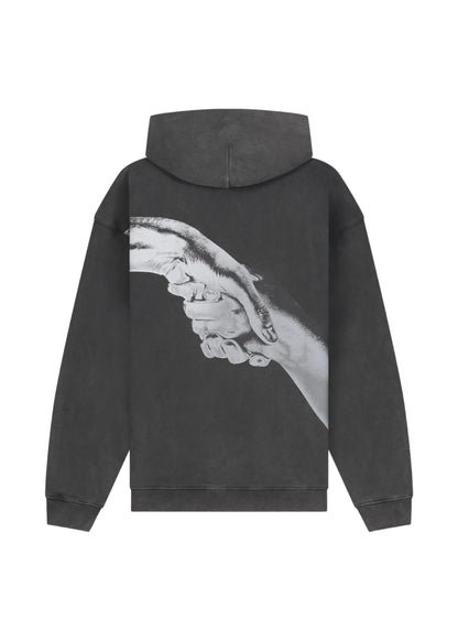 Handshake Vintage Hoodie-Black