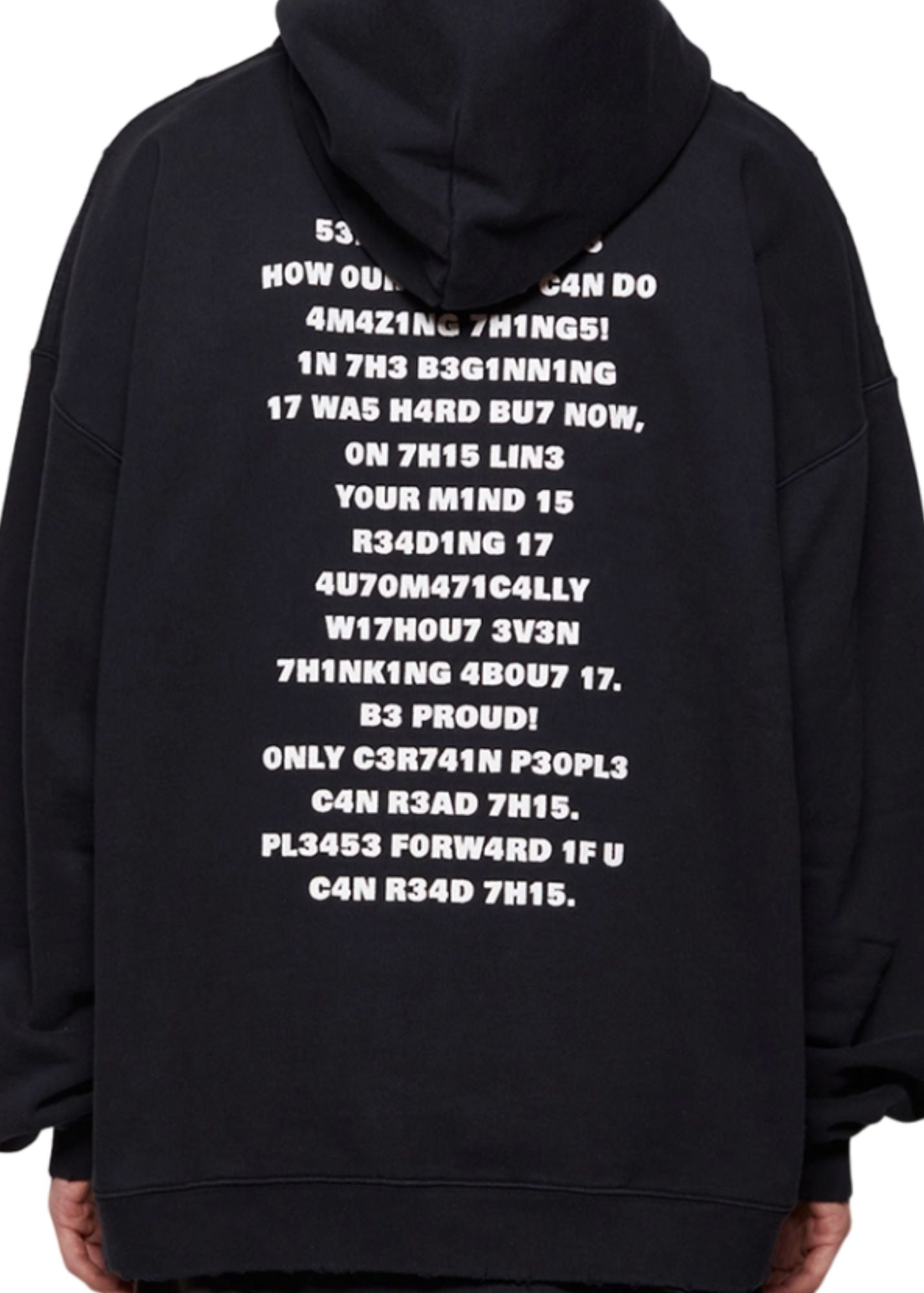 Brain Power Hoodie-Black