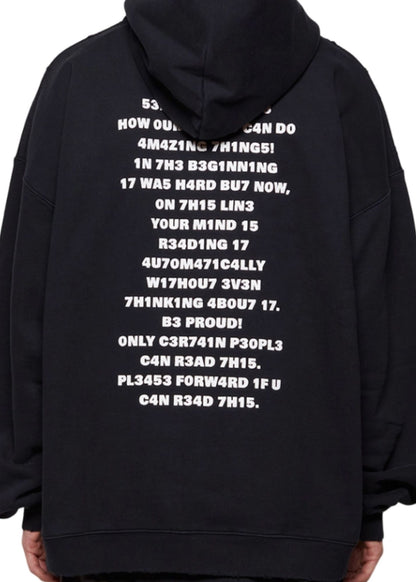 Brain Power Hoodie-Black