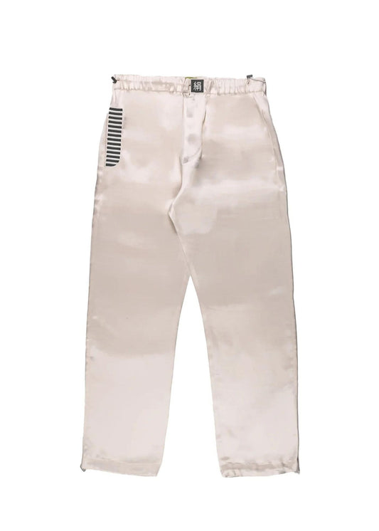Taffeta Silk Pants-Ivory