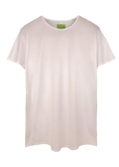 Mercerized Cotton T-Shirt-White