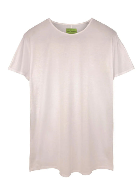 Mercerized Cotton T-Shirt-White