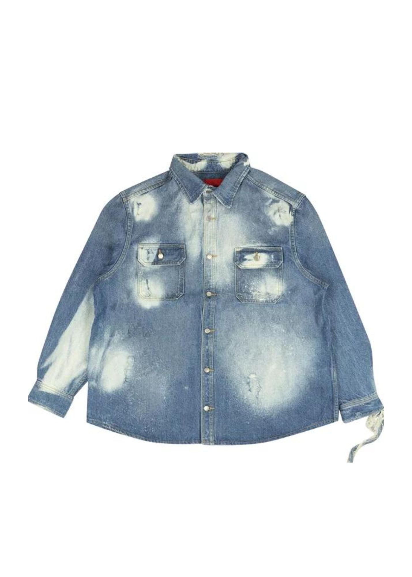 Denim Shirt-Wash Bleach
