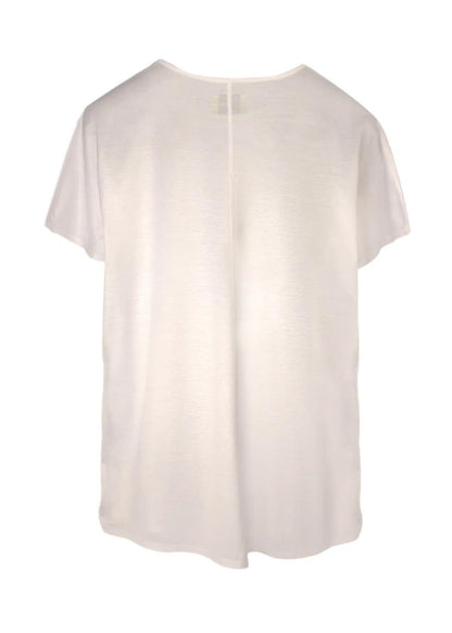 Mercerized Cotton T-Shirt-White