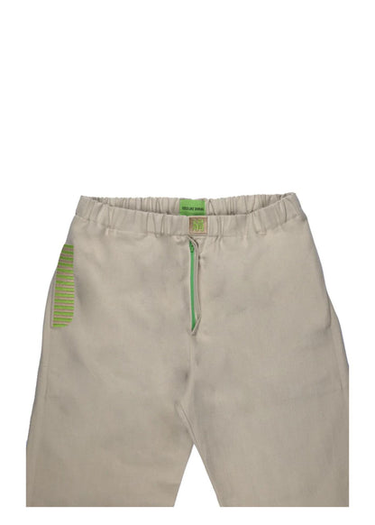 Irish Linen Pants-Beige