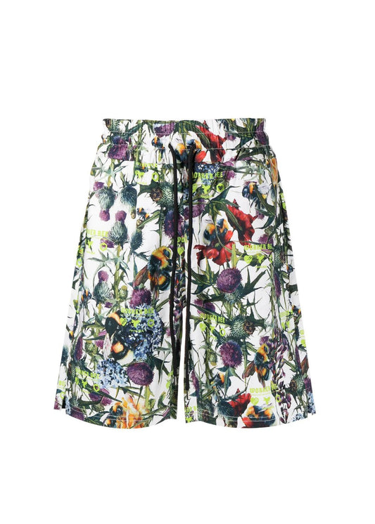 Track Shorts-Floral