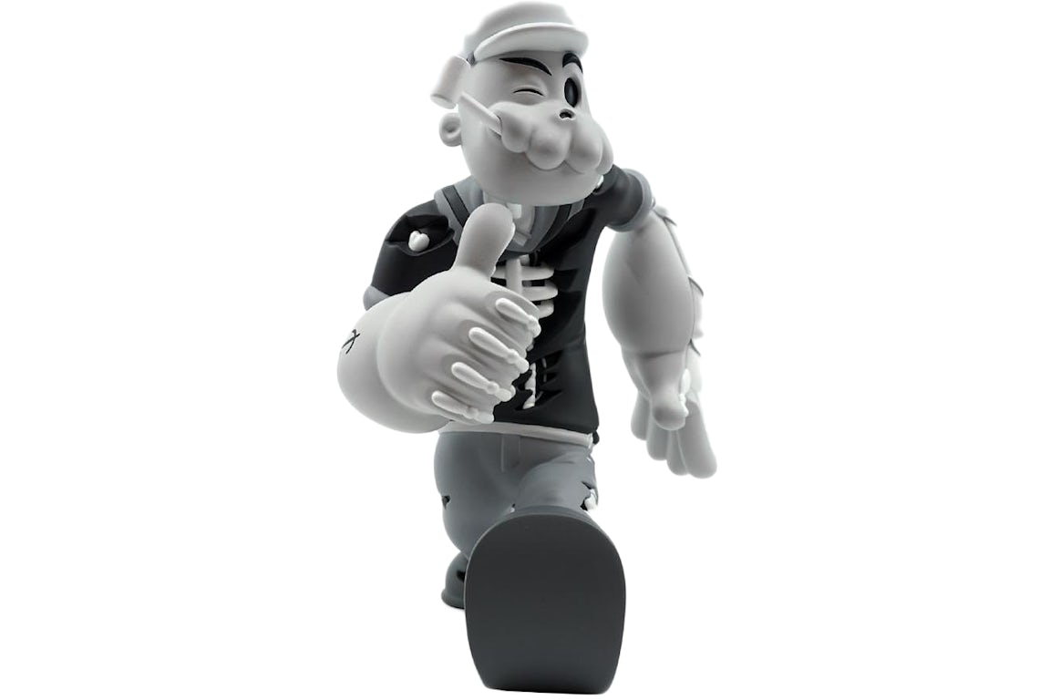 Cote Escriva Creepy Popeye Figure Gray
