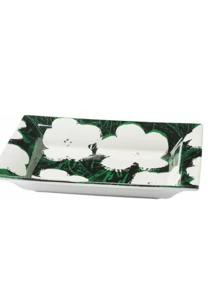 Andy Warhol tray White Flowers