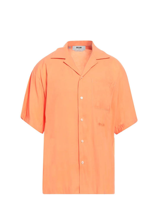 Short Sleeve Shirt-Peach