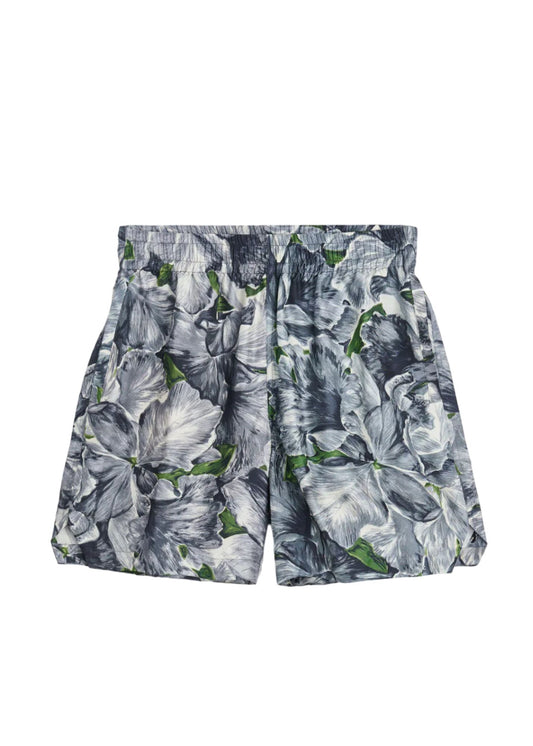 Silk Short Aop-Grey