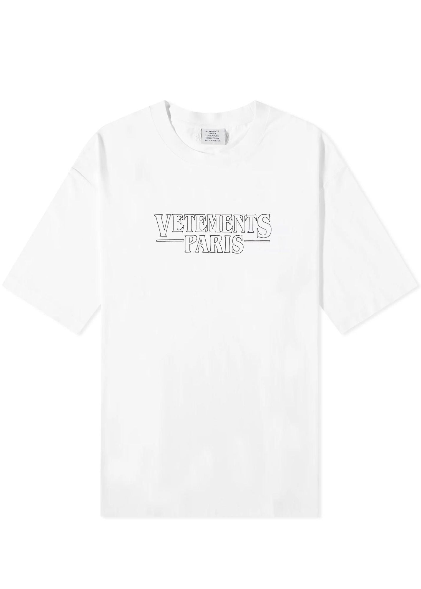 Paris logo T-Shirt-White