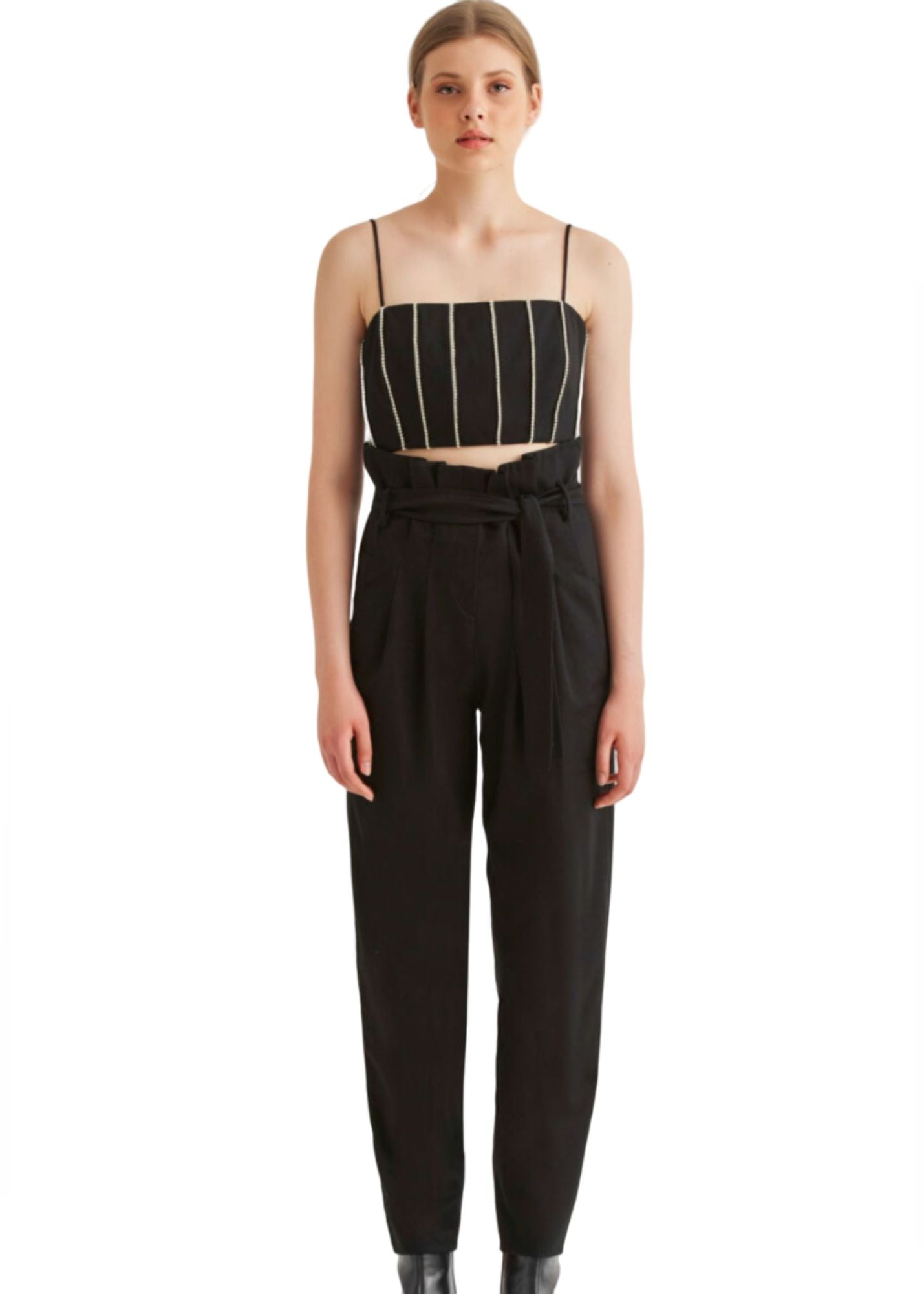 Tapered Pants - Black
