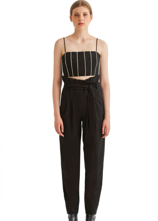 Tapered Pants - Black