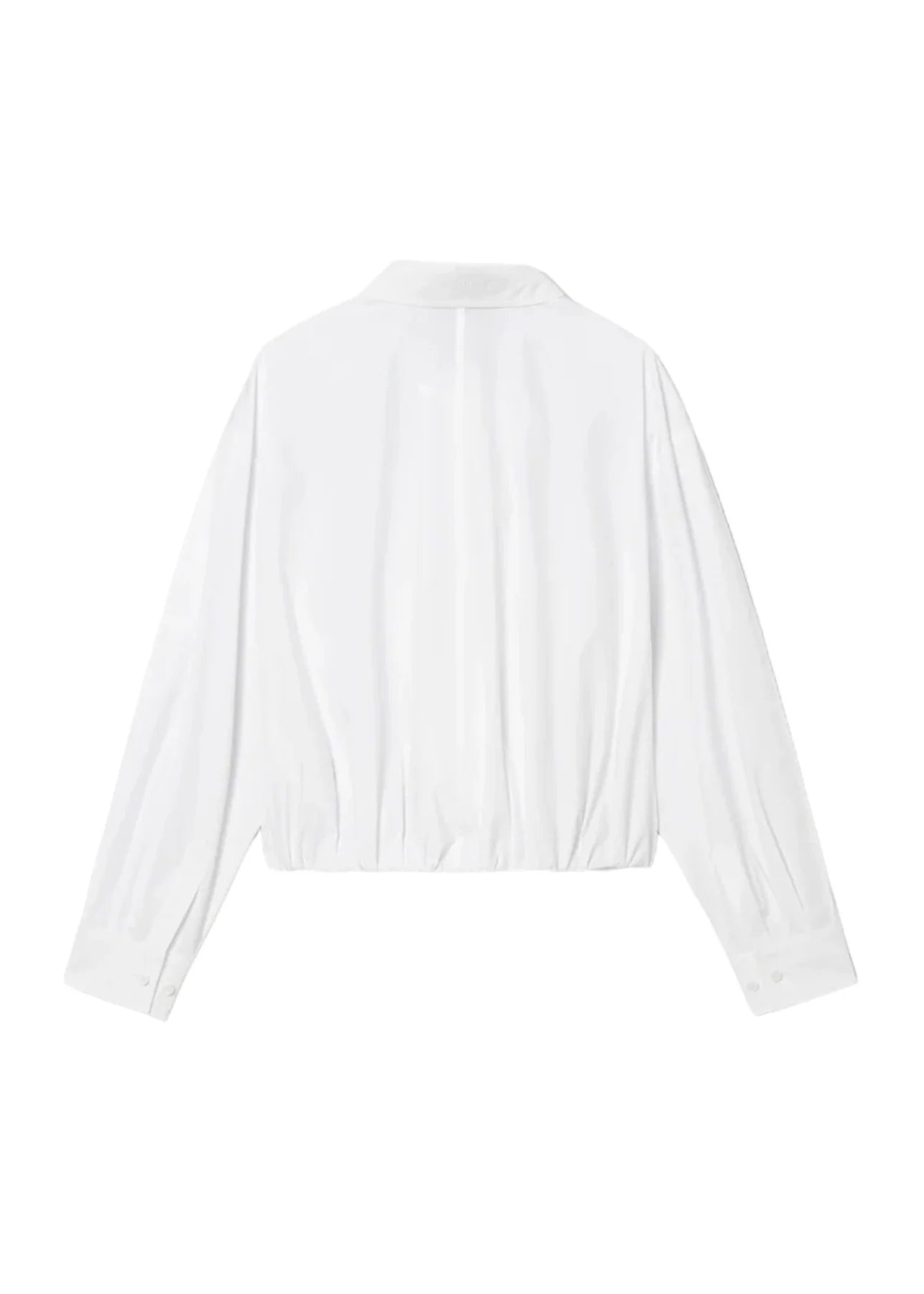 Turk Shirring Shirt-White